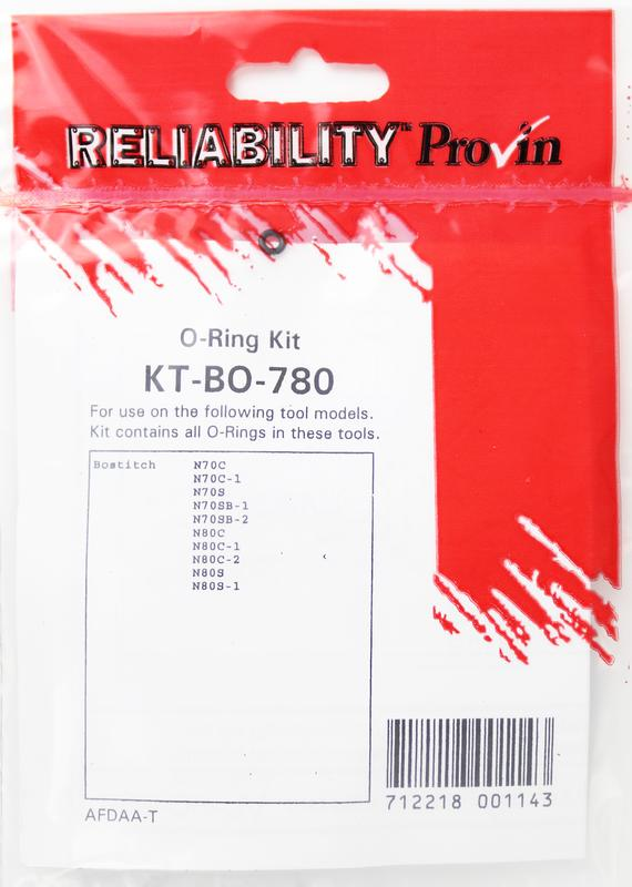 (image for) Reliability Provin O-Ring Kit KT-BO-780 for Bostitch N70 & N80 Coil Nailer