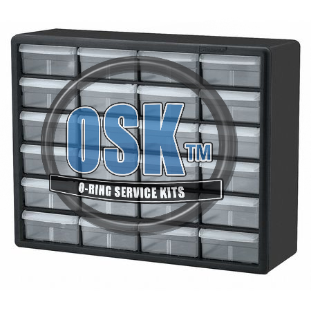 OSK™ Warehouse O-Ring Kit Buna-N Duro 70 - 1,100 O-Rings [N70WHSEKIT] : The  O-Ring Store LLC, We make getting O-Rings easy!
